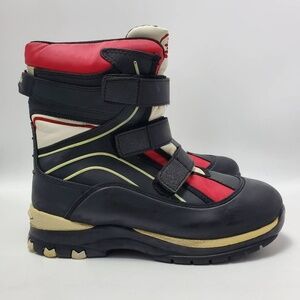 Kamik Kids Nutzy Insulated Winter Boots Black Red Size 6
